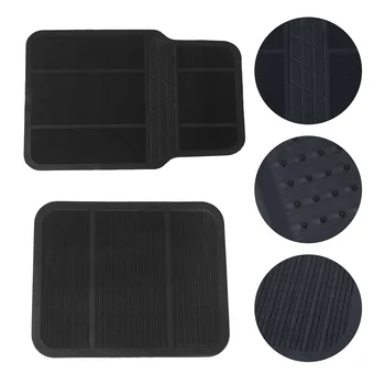1 комплект 4 бр. PVC водоустойчиви общи стелки за кола (черни)