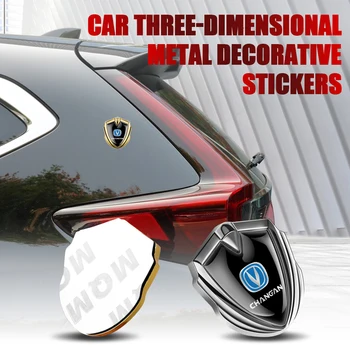 1PCS 3D метален щит емблема кола страна калник тялото багажника значка стикер за Changan CX70 CS55 CS75 плюс CS35 CS15 аксесоари за кола