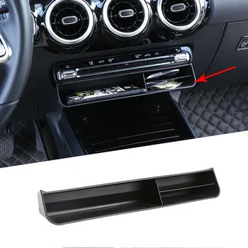 ABS Черна централна контролна кутия за съхранение за Mercedes Benz B GLB GLE GLS Class W247 X247 W167 X167 2020 Аксесоари за кола tty