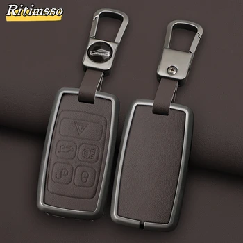 Alloy Car Remote Key Cover Case Bag Shell Fob Holder for Land Rover Range Rover SPORT Evoque Discovery Discovery 5 Аксесоари