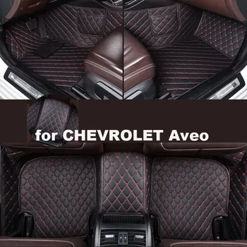 Autohome Стелки за кола за CHEVROLET Aveo 2010-2016 година подобрена версия крак Coche аксесоари килимиперсонализирани