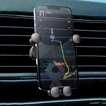Car Air Vent Clip Mount Mobile Cell Phone Stand In Car GPS поддръжка за iPhone 14 13 Pro Max Xiaomi Samsung Redmi аксесоар за кола