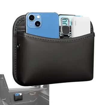 Car Armrest Storage Box Organizer Самозалепваща се малка чанта за съхранение на автомобили Универсална централна конзола Основна и пътническа кутия за съхранение