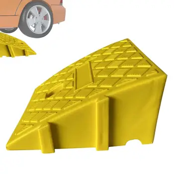Car Curb рампа тежкотоварни PVC рампи за алеята лек автомобил наклон рампа за RV камиони велосипеди скутери инвалидни колички 9.8x10.6x2.7