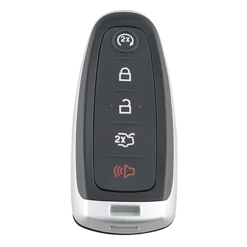 Car Smart Remote Key 5 бутон 433MHz Подходящ за Focus Edge Escape Explorer Taurus Flex 2011-2016