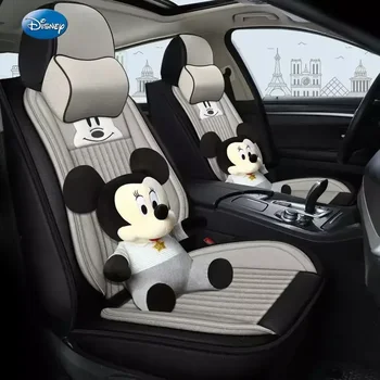Disney сладък интериор за кола седалка възглавница всички сезони пълен съраунд седалка капак аксесоари за кола дами седалка капак столчета за кола