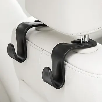 NEW столче за кола обратно кука универсален преносим автомобил аксесоари интериор закачалка притежателя съхранение за кола чанта чанта кърпа декорация