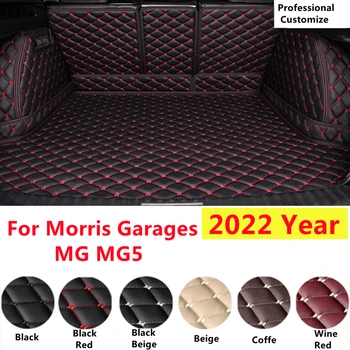 SJ Пълен комплект по поръчка за гаражи на Морис MG MG5 2022 ГОДИНА XPE кожа кола багажник мат опашка багажник тава лайнер товарни задни подложки капак