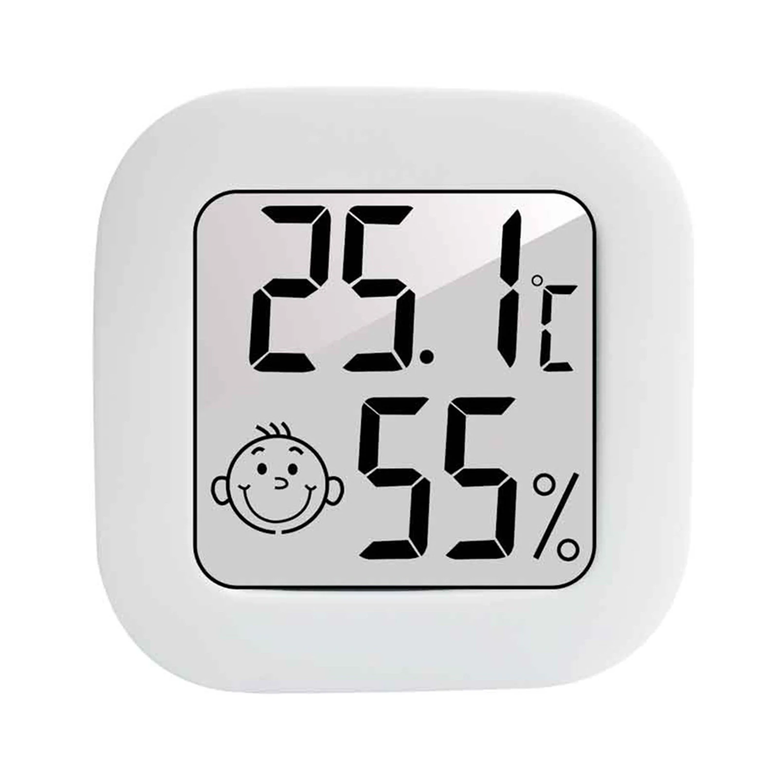 Вътрешен мини LCD цифров термометър хигрометър за домашна стая електронен температурен влагомер сензор габарит метеорологична станция . ' - ' . 1