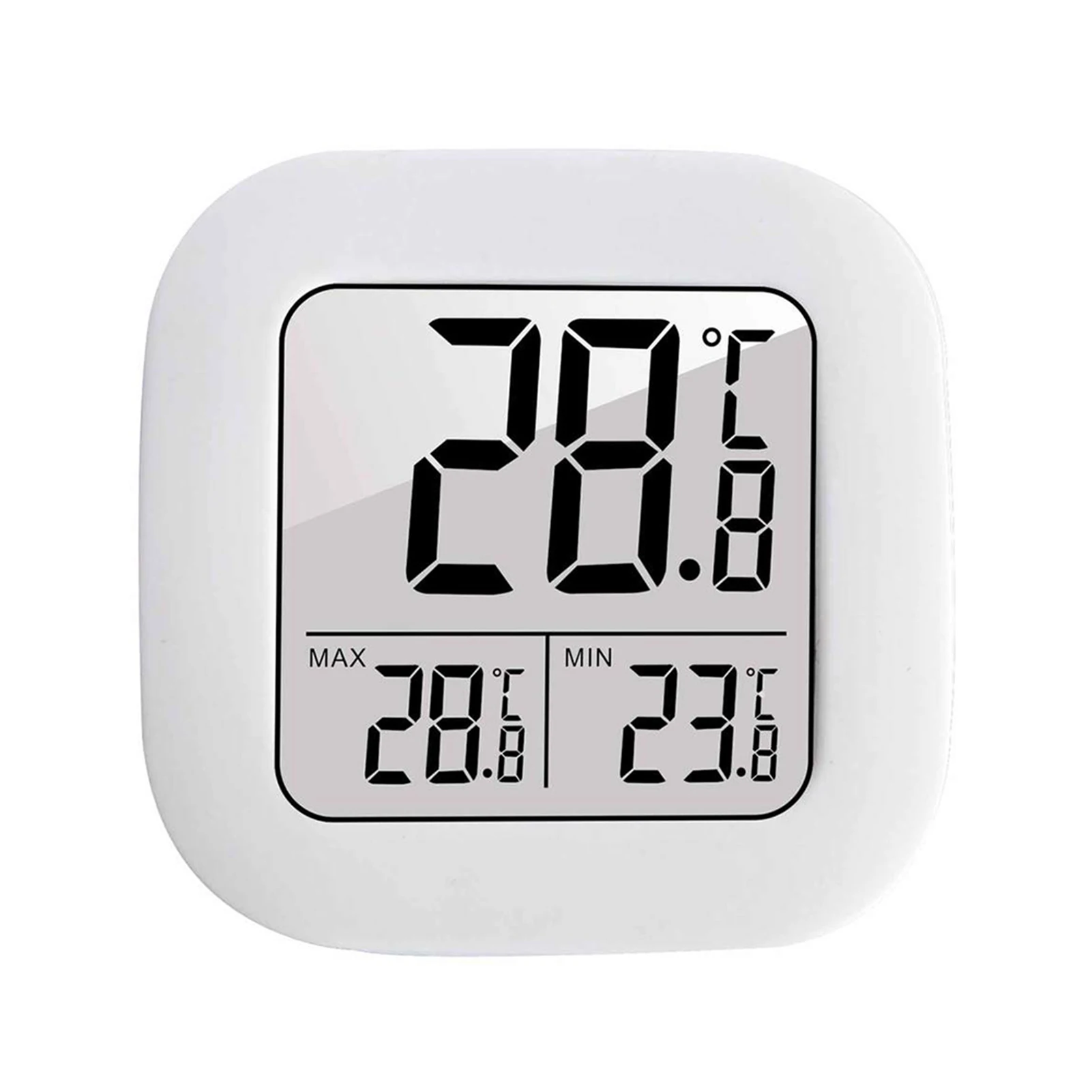 Вътрешен мини LCD цифров термометър хигрометър за домашна стая електронен температурен влагомер сензор габарит метеорологична станция . ' - ' . 3