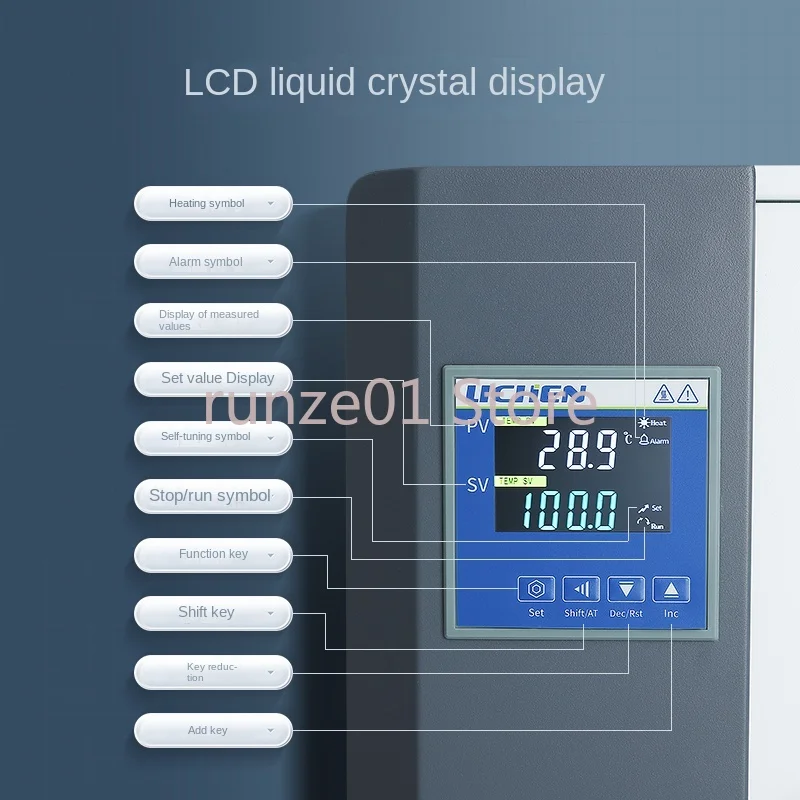 DZF-6020AB електрическа термостатична сушилня Лабораторен индустриален цифров дисплей взрив малка стоматологична вакуумна фурна . ' - ' . 2