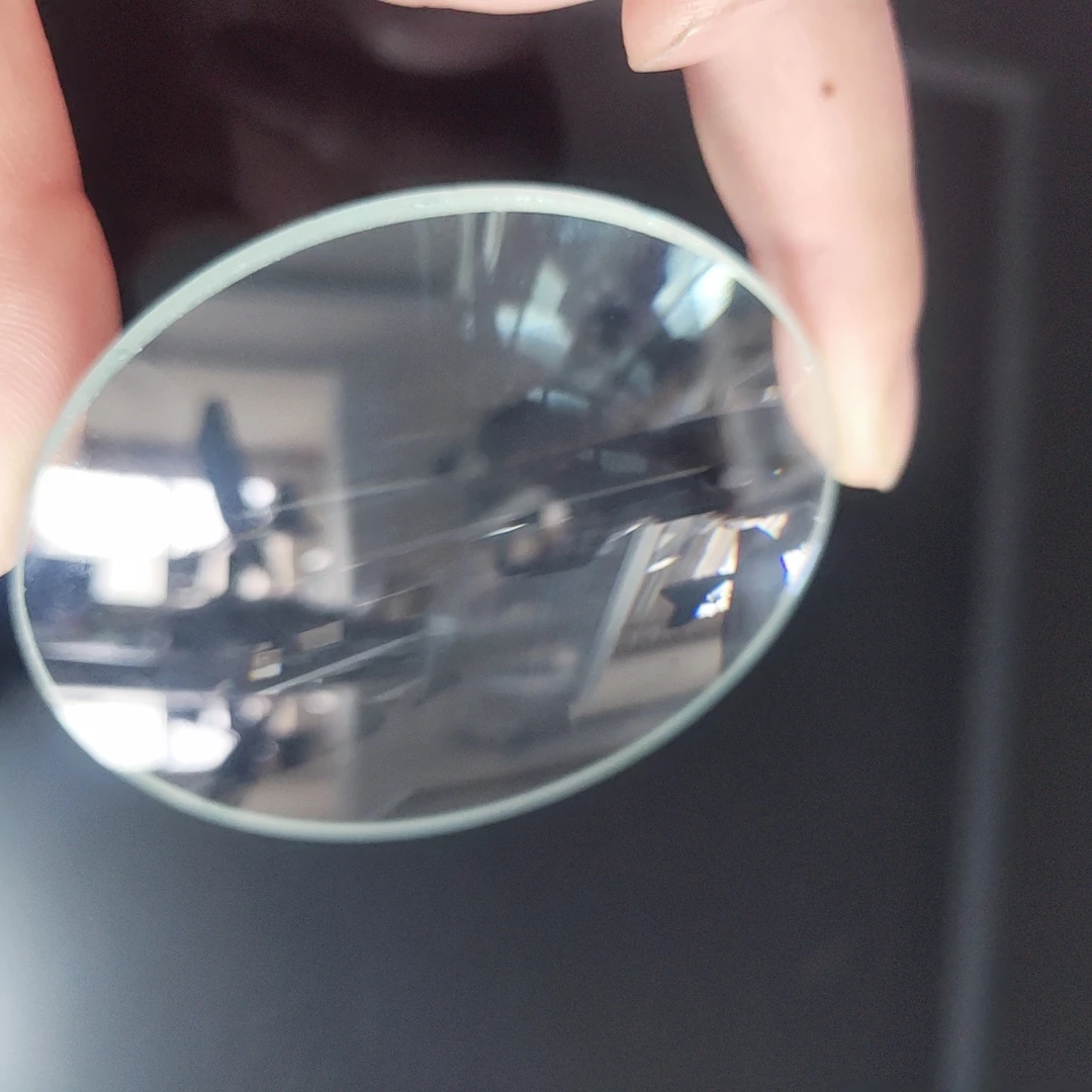 Голям двойно изпъкнал диаметър на стъклената леща 75mm Дължина на фокал 200mm Оптика Двойноизпъкнала настолна лупа 2X . ' - ' . 1