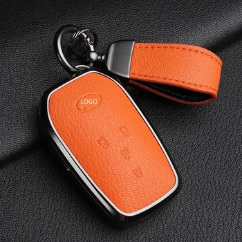 Автомобилна алуминиева сплав Key Case чанта за хибридни автомобили на Toyota Alphard Vellfire PREVIA Voxy Sienna Granvia Car Leather Key Shell