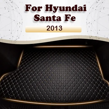 Автомобилна стелка за багажник за Hyundai Santa Fe Пет места 2013 Cargo Liner Килим Интериорни части Аксесоари Cover