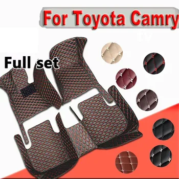 Автомобилни стелки за Toyota Camry 2012-2017 2013 2014 2015 2016 Персонализирани авто подложки за крака Автомобилни килими Cover интериорни аксесоари