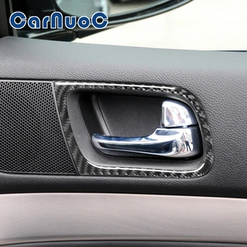 Аксесоари за кола Дръжка за врата декоративна лента за Infiniti G37 Sedan 2010-2013 Интериорни стикери Покритие от въглеродни влакна