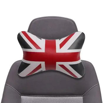  Възглавница за врата на британския флаг за пътуване Великобритания флаг столчета за кола Възглавница за облегалка за глава Удобна опора за врата Дишащи цервикални възглавници за