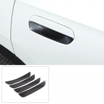 Външна врата Bowl Cover стикер ABS въглеродни влакна модел външна дръжка на вратата защитен капак за BMW X1 2023 аксесоари