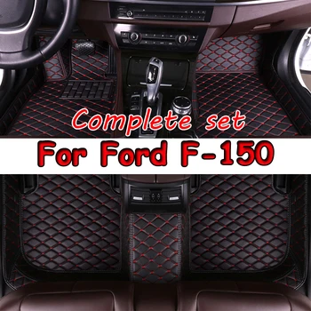 За Ford F-150 F150 F 150 4 врати 2021 2020 2019 2018 2017 2016 2015 Стелки за кола Интериорни аксесоари Килими Авто стайлинг