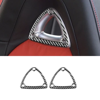 За Mazda RX8 RX-8 2004-2008 въглеродни влакна седалка облегалка за глава декорация покритие подстригване стикери кола интериор аксесоари