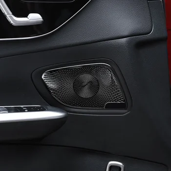 За Mercedes Benz C Class W206 2022 2023 2024 Неръждаема стомана кола врата табло жабка кутия аудио високоговорител капак тапицерия