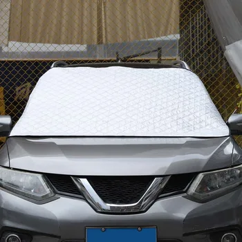За Nissan X-Trail 2000-2023 Бяла кола предното стъкло сняг анти замръзване покритие ветроупорен зимен лед сняг щит подстригване кола аксесоари