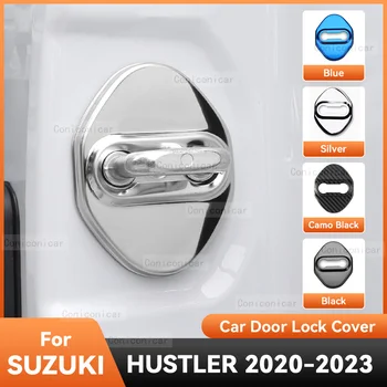 За SUZUKI HUSTLER 2020-2023 Аксесоари Заключване на вратата на автомобила Защита на капака Емблеми случай Неръждаема стомана декорация защита