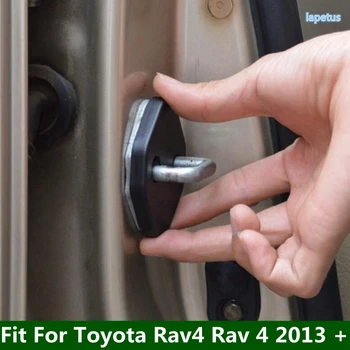 Заключване на вратата на автомобила Защитно покритие Trim 4PCS годни за Toyota Rav4 Rav 4 2013 2014 2015 Интериор модифицирани аксесоари части