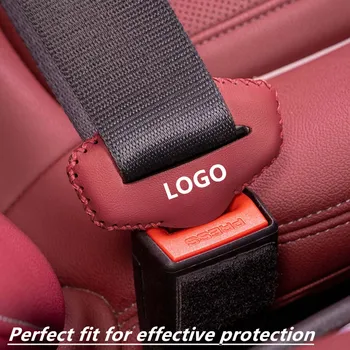 Защита на ключалката на колана за колана Кожен интериор против надраскване Аксесоари за безопасност за Buick Lacrosse 2012 2013 Envision 2014