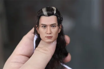 Край I играчки EIT011 1/6 мъжки войник Li Xunhuan коса засаждане главата дърворезба модел годни 12 '' действие фигура тяло в наличност