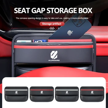 Кутия за съхранение на слот за кола Седалка Средна празнина Пълнител Interio Аксесоари за Toyota Alphard Vellfire 10 20 30 Серия 2020 2021 2022 2023
