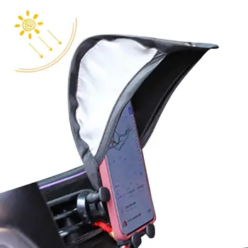 Мобилен телефон чадър слънце сянка кола мобилен телефон слънцезащитен слънцезащитен слънцезащитен щит монтиране телефон притежателя отблясъци блокиране мобилен стойка за кола мотор