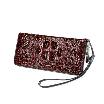 Нов дизайн естествена кожа мъжка чанта голям капацитет мода луксозен портфейл високо качество чанта случайни уютен съединител портмонета