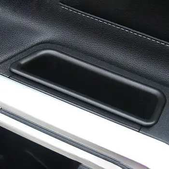 Организатор на дръжката на вратата на колата 2Pcs кутия за съхранение за Ford Mustang 2015 2016 2017 2018 2019 2020 2021 Авто интериорни аксесоари