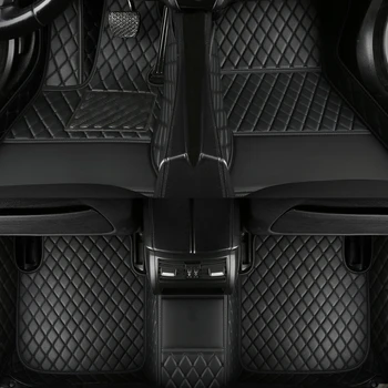 Персонализирани стелки за кола за BMW ix 2022 2023 година интериор аксесоари за кола килим изкуствена кожа