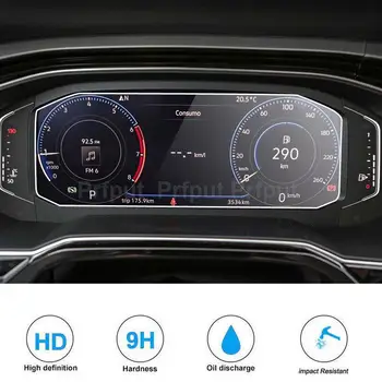 Протектор за екран от закалено стъкло за VW Volkswagen Virtus 2020 2021 Табло за управление 10.2 инчов дисплей за инструменти за кола