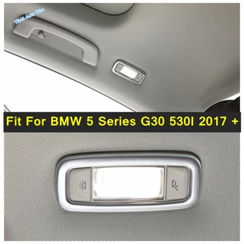 Светлини за четене на покрива на задната седалка Облицовка на капака на лампата за BMW Серия 5 G30 530I 2017 - 2021 Интериорни аксесоари от въглеродни влакна / мат
