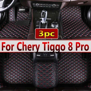 Стелки за кола за Chery Tiggo 8 Pro Пет места 2022 2023 Персонализирани авто подложки за крака Автомобилни килими Интериорни аксесоари