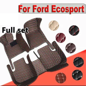 Стелки за кола за Ford Ecosport 2018 2019 Персонализирани авто подложки за крака Автомобилни килими Интериорни аксесоари