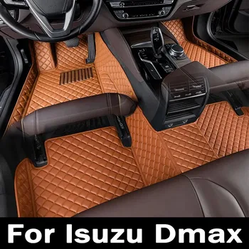 Стелки за кола за Isuzu Dmax D-max 2020 2019 2018 2017 2016 Автоаксесоари Декорация Кожени килими Водоустойчиви килими за защита