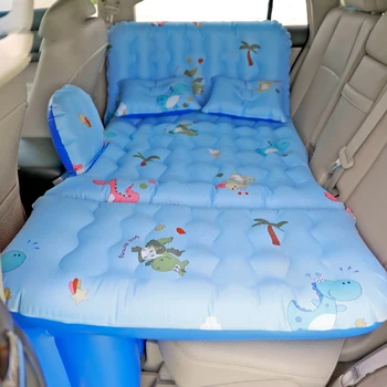 Универсален монтиран на превозно средство надуваемо легло автомобилен матрак заден ред плаващ легло седалка сгъваемо легло пътуване легло надуваем матрак