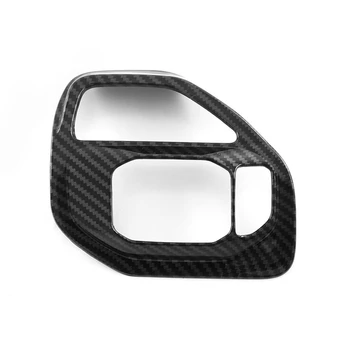 1 бр. Автомобил Вътрешен режим на шофиране Бутон панел капак украсяват подстригване аксесоари за кола въглеродни влакна модел ABS за Dodge Ram 1500 2023