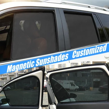 4PCs Магнитни сенници за странични прозорци за Nissan Serena C26 2010 2011 2013 - 2016 Врата кола прозорец завеса мрежа Авто аксесоари