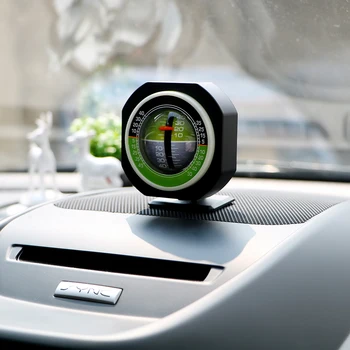Auto Slope Meter Ниво Вграден LED Car Compass Car Vehicle Declinometer Градиент Ъгъл на наклона Висока точност