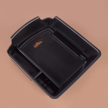 Car Black Center Armrest Storage Box Organizer Tray Fit for Kia Seltos Sport+ GT-Line 2023 2022 2021 2020 2019