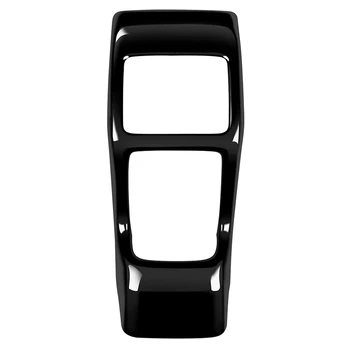Car Glossy Black Rear Air Condition Vent Outlet Frame Anti-Kick Panel Cover Trim за Honda Vezel HR-V HRV 2021 2022