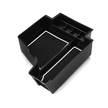 Car Insert Front Center Storage Box Armrest Box Storage Tidying Console Organizer Tray Box for Volvo XC60 S90 V90CC XC90