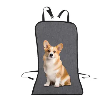 Dog столче за кола Cover Pet Travel Seat Mat Водоустойчив протектор за столче за кола за кучета с регулируема лента за кучета Протектор за задната седалка