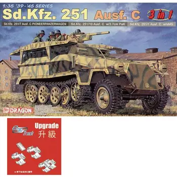 Dragon 6224 1/35 Sd.Kfz.251/7 Ausf.C Pioneerpanzerwagen w/EZ Tracks Model Kit