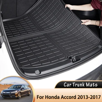 EVA Автомобилна задна стелка за багажник Водоустойчива защитна облицовка Подова подложка за багажник за Honda Accord 2.4 i-VTEC 9th 2013 2014 2015 2016 2017
